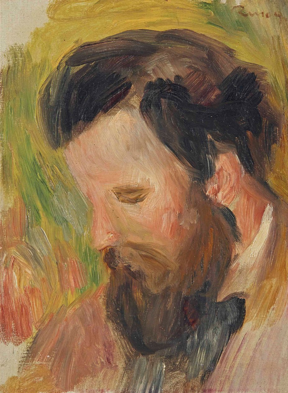Claude Terrasse zeneszerző portréja 1867-1923, 1897 körül. alkotó: Pierre Auguste Renoir