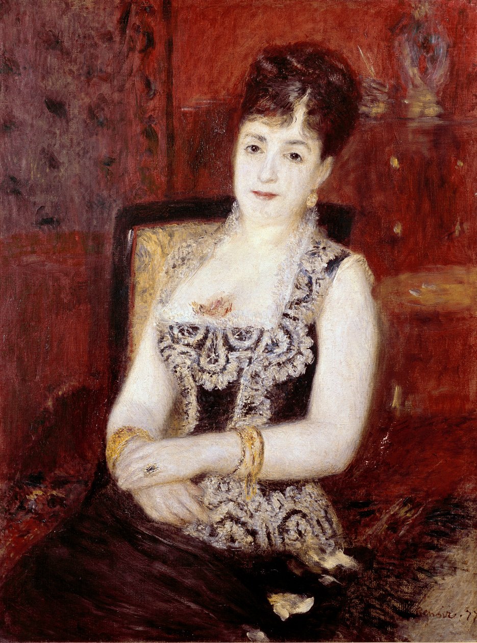 Pourtales grófnő portréja. Pierre Auguste Renoir festménye (Pierre-Auguste alkotó: Pierre Auguste Renoir