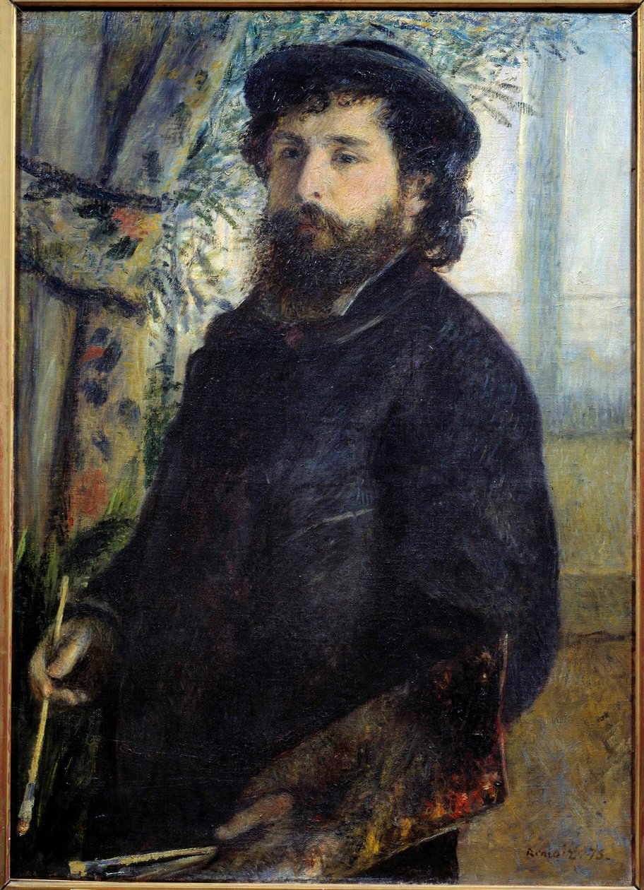 Claude Monet festő portréja (1840-1926) Pierre Auguste Renoir (1841-1919) festménye 1875 V. 0,85x0,6 m Párizs, Muse d