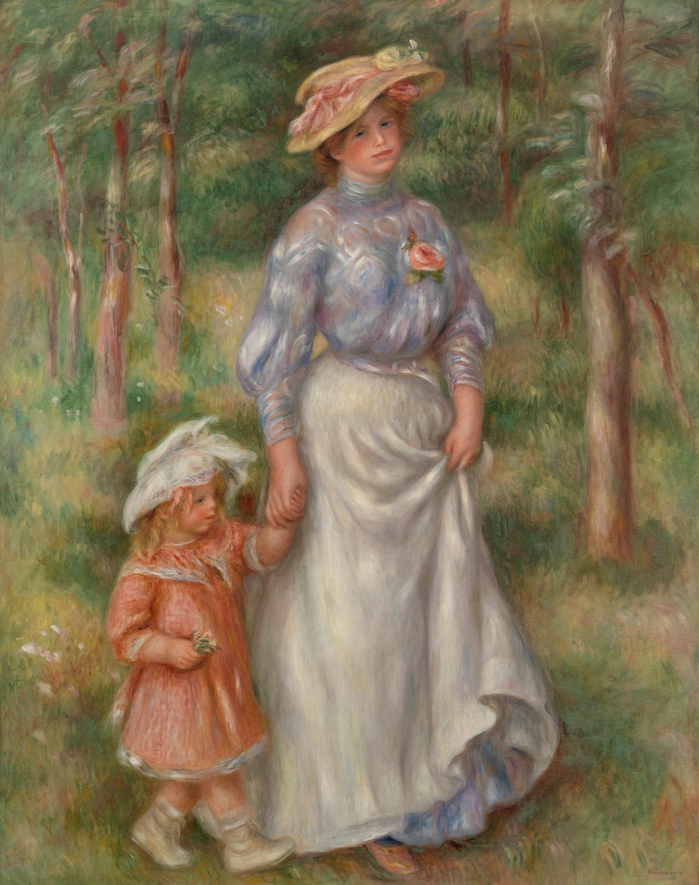 Promenád (La Promenade) alkotó: Pierre Auguste Renoir