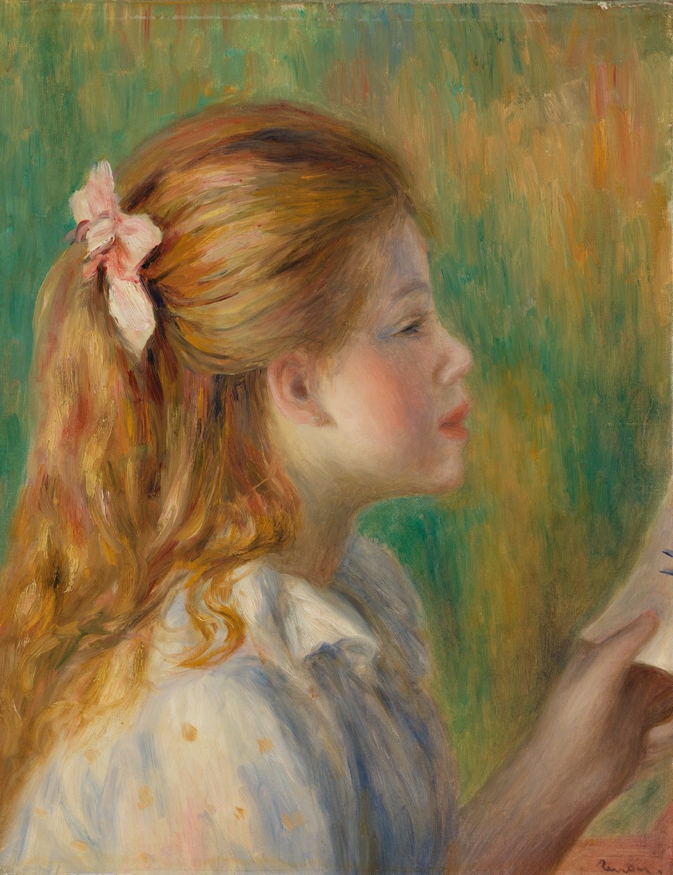 Olvasás (La előadás) alkotó: Pierre Auguste Renoir