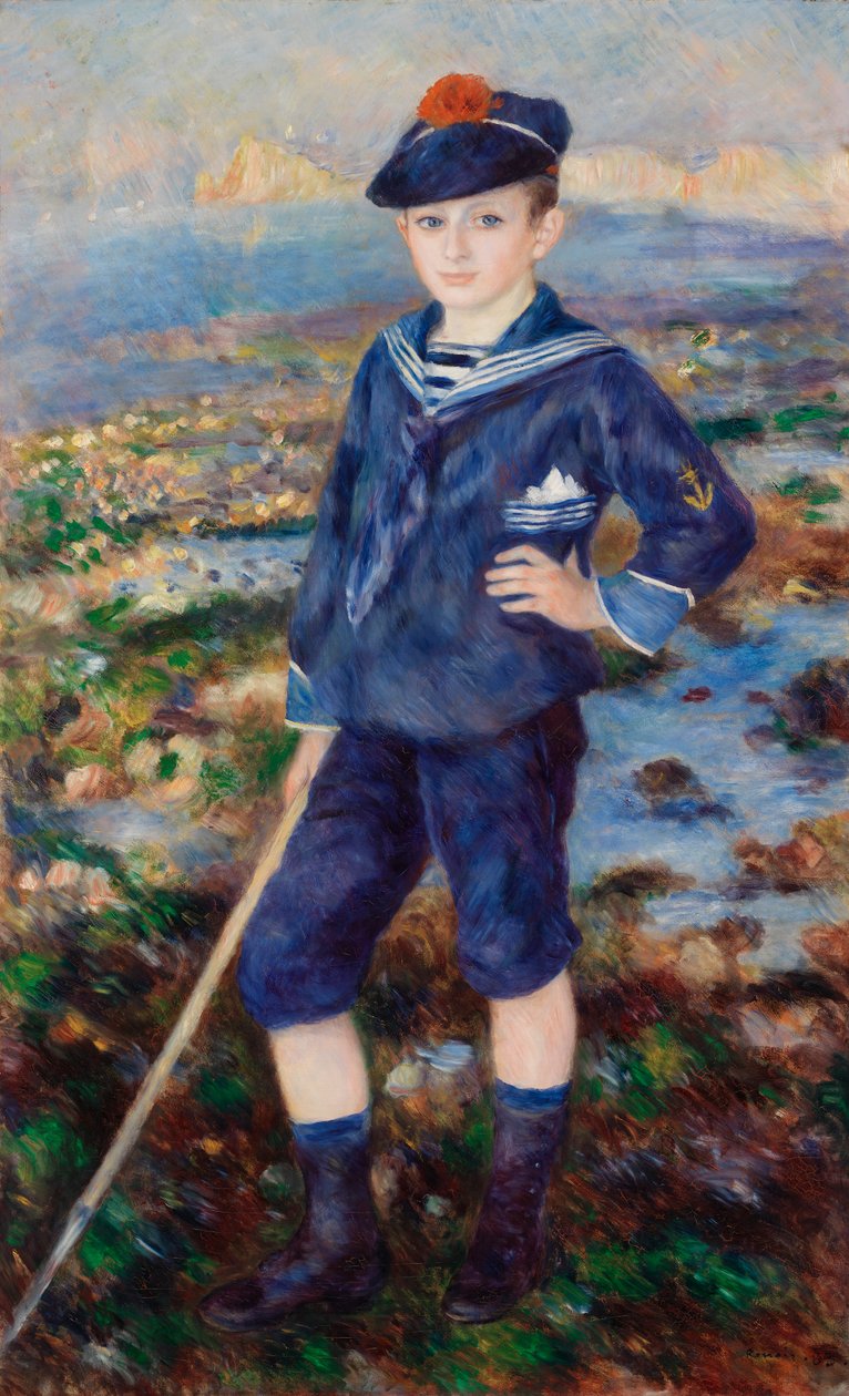 Matrózfiú (Robert Nunès portréja) alkotó: Pierre Auguste Renoir