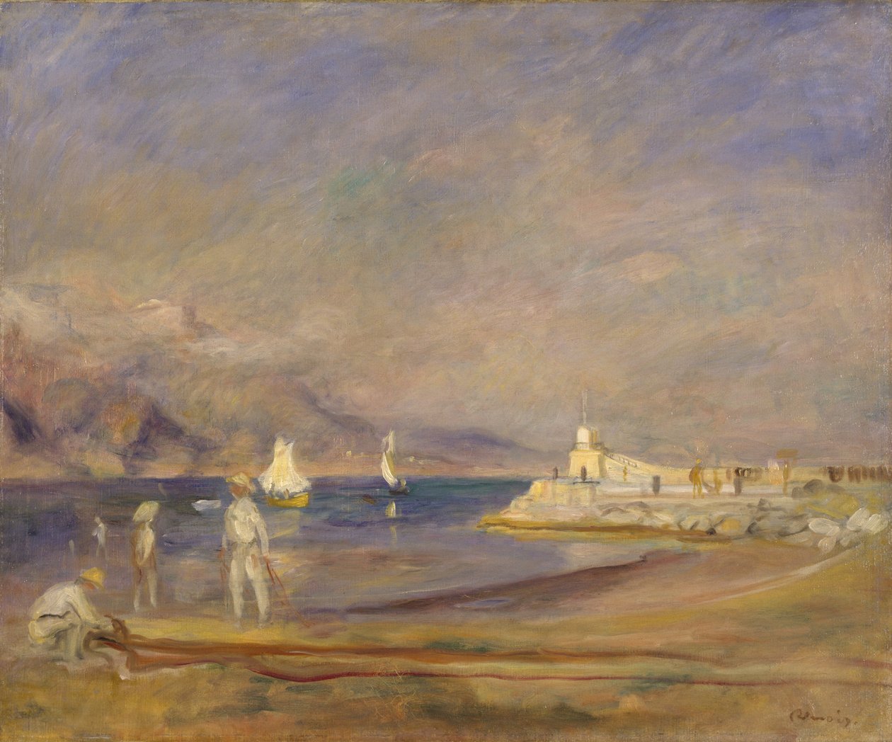 St. Tropez, 1898-1900 alkotó: Pierre Auguste Renoir
