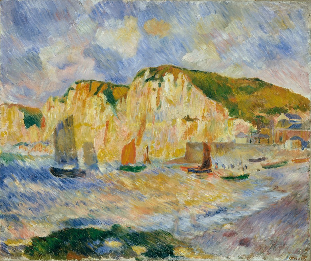 Tenger és sziklák, 1885 körül alkotó: Pierre Auguste Renoir