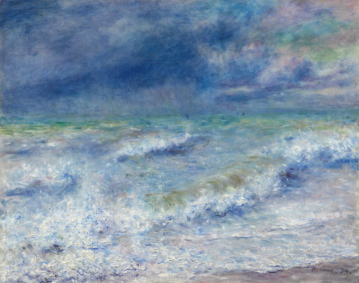 Tengeri táj alkotó: Pierre Auguste Renoir