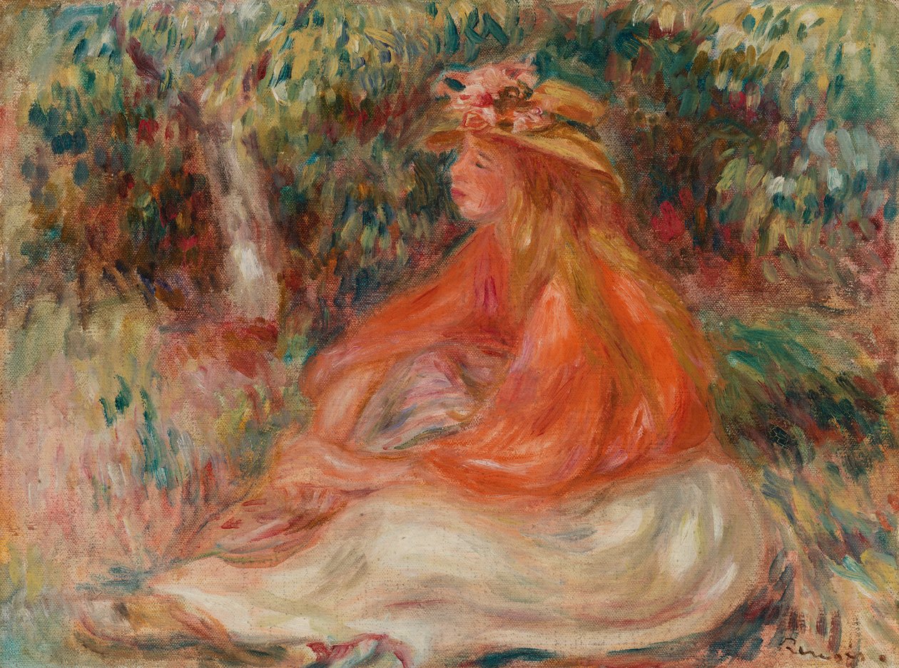 Ülő nő (Femme assise) alkotó: Pierre Auguste Renoir