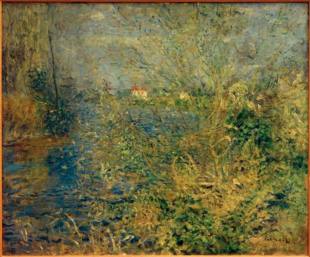 Szajna táj Argenteuilban alkotó: Pierre Auguste Renoir