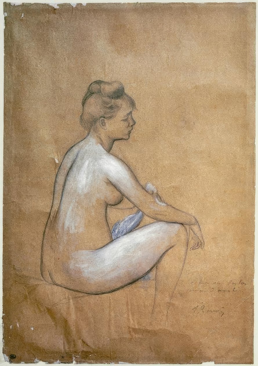Ülő fürdőzők alkotó: Pierre Auguste Renoir