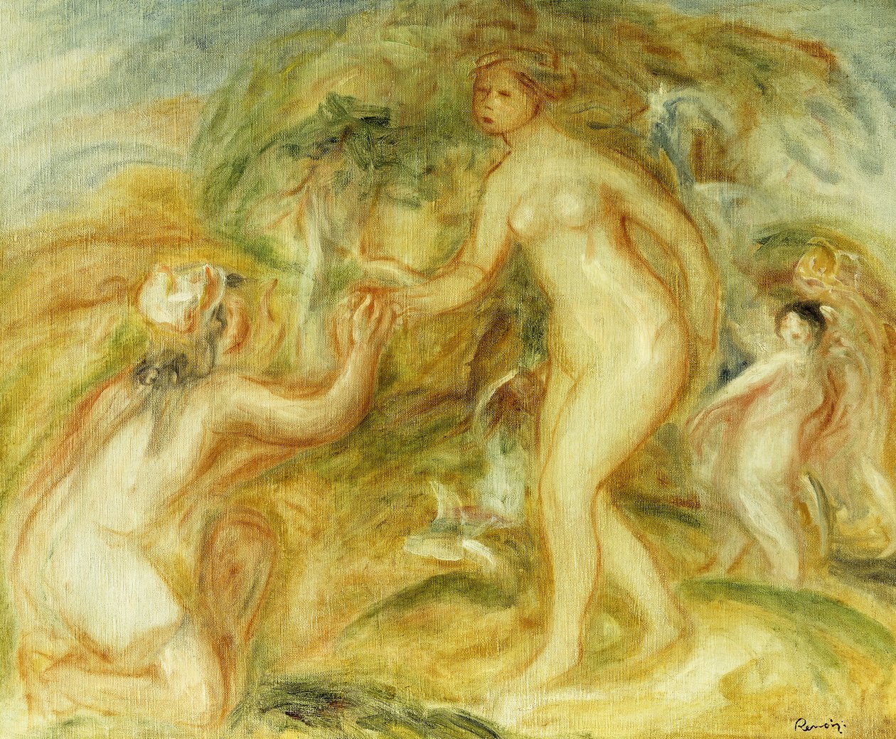 Vázlat a párizsi ítéletről; Vázlat a párizsi ítéletről, 1913 alkotó: Pierre Auguste Renoir
