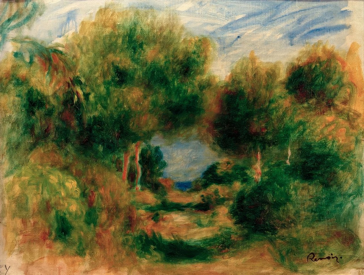 Ki az erdőből, alul a tenger alkotó: Pierre Auguste Renoir