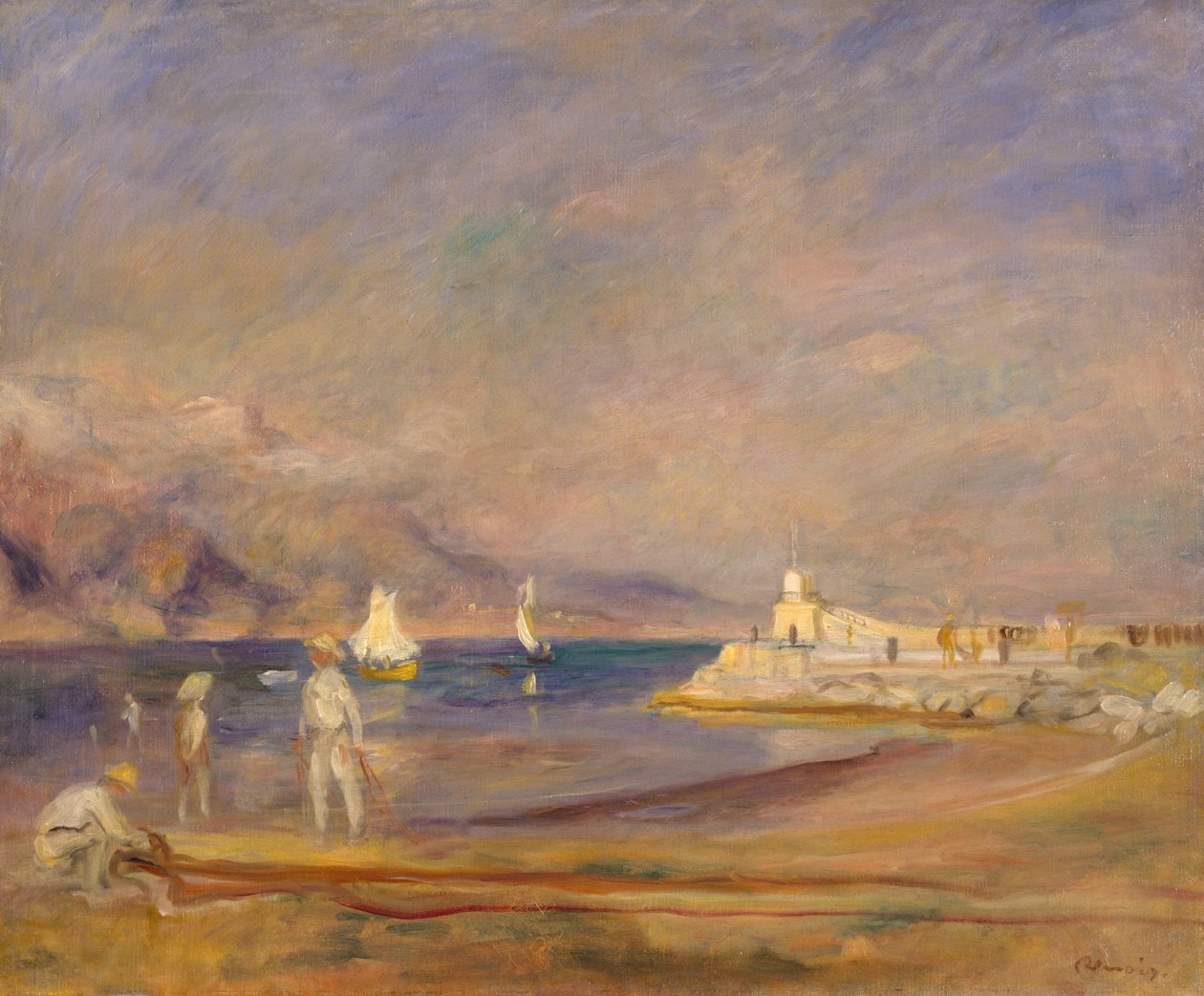 St. Tropez, Franciaország, 1898-1900 alkotó: Pierre Auguste Renoir