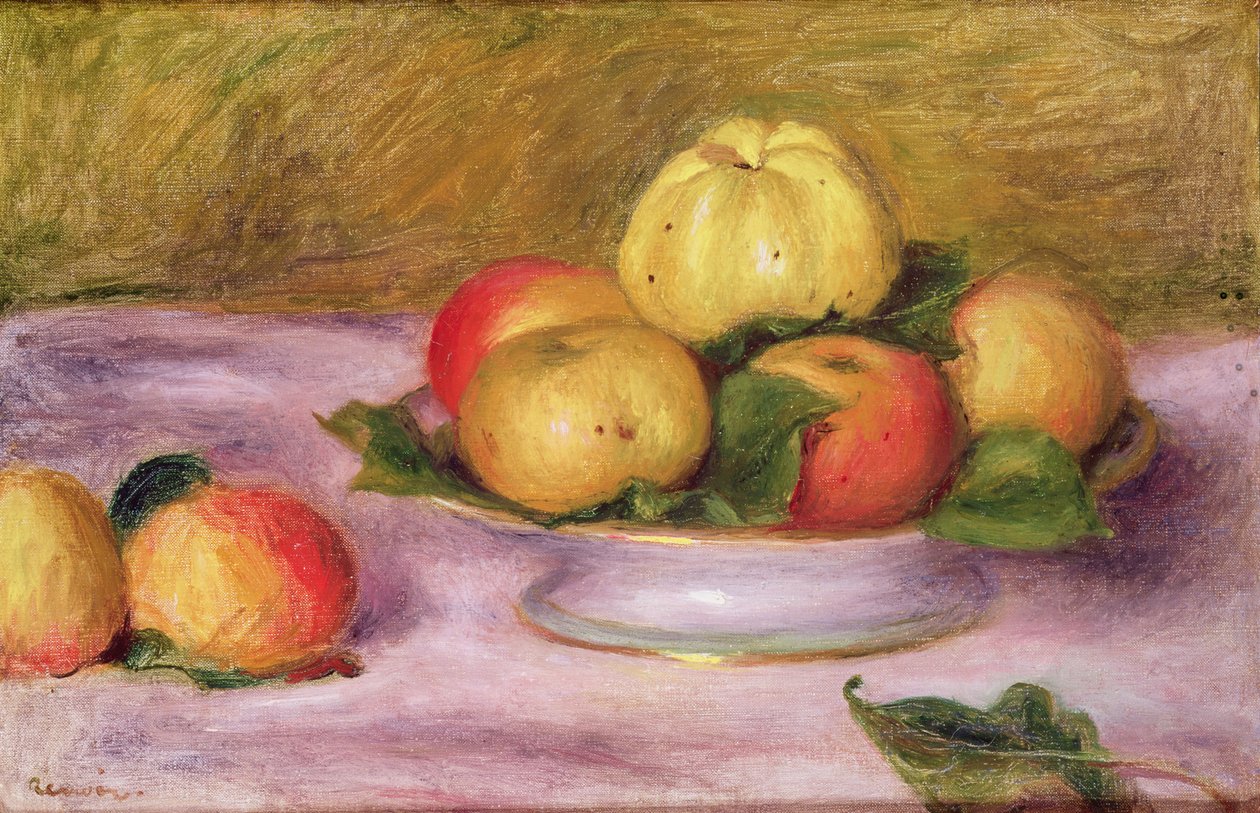 Csendélet almával (olaj, vászon) alkotó: Pierre Auguste Renoir