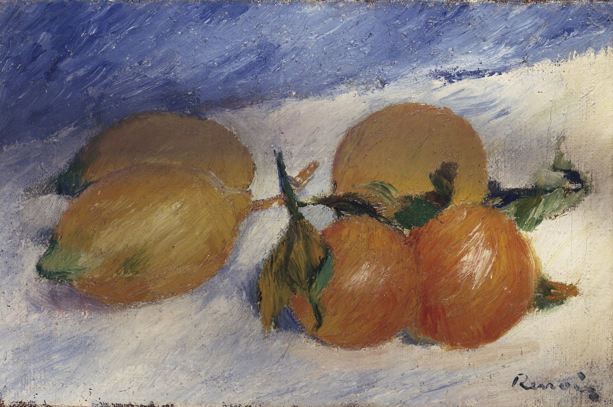 Csendélet citrommal és naranccsal, 1881 alkotó: Pierre Auguste Renoir