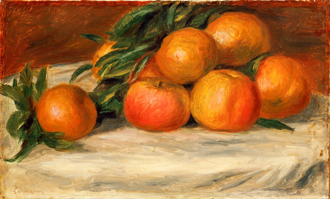 Csendélet almával és naranccsal, 1901 körül alkotó: Pierre Auguste Renoir