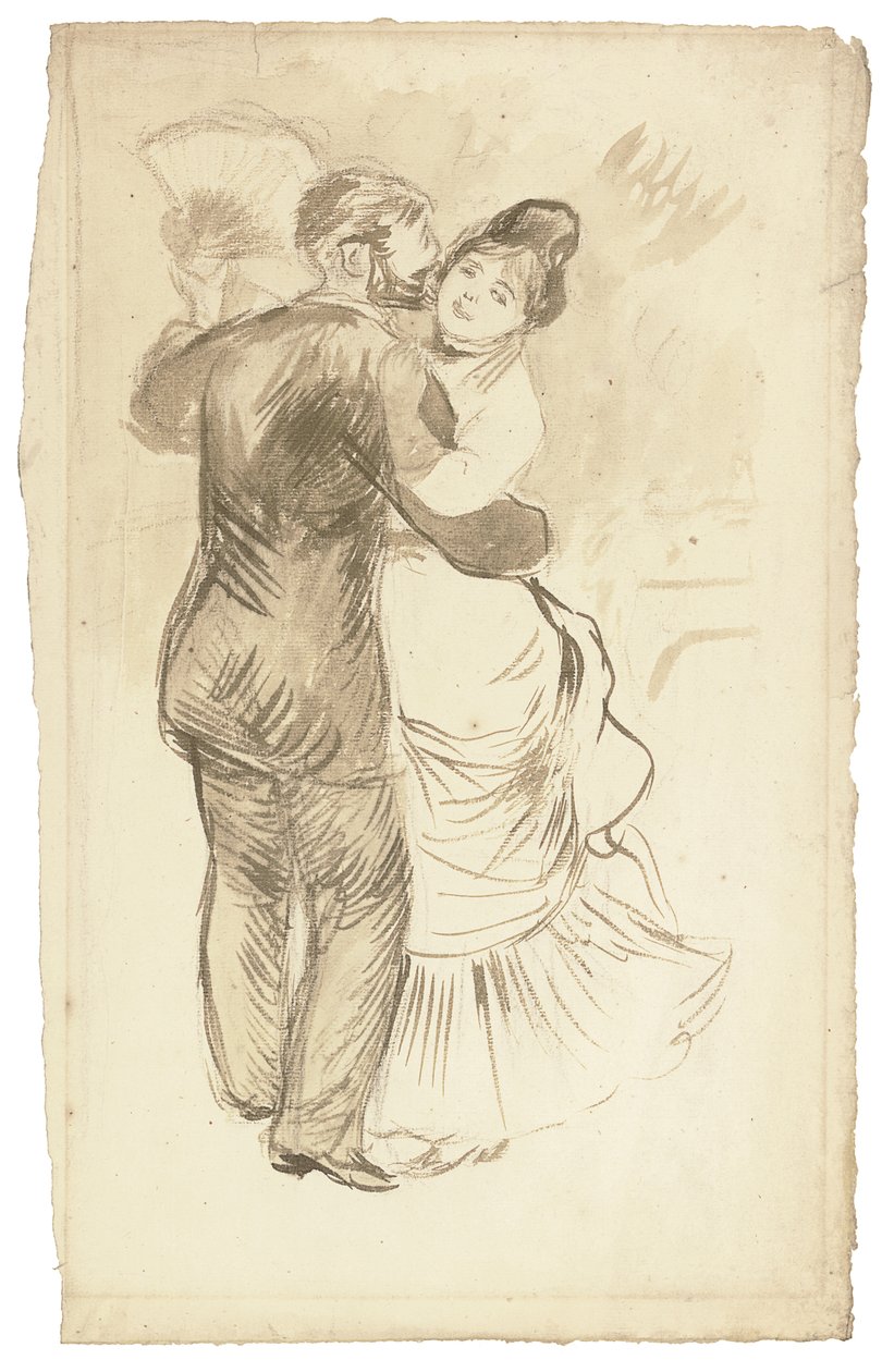 Tanulmány a vidéki tánchoz alkotó: Pierre Auguste Renoir