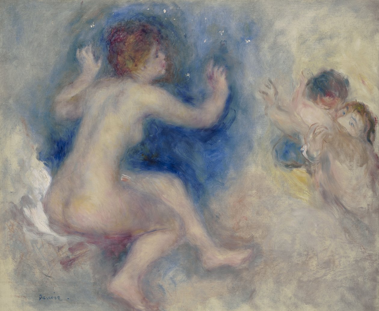 Tanulmány a "Tannhäuser jelenetéből, harmadik felvonás", 1879 alkotó: Pierre Auguste Renoir