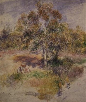 Egy fa tanulmányozása alkotó: Pierre Auguste Renoir