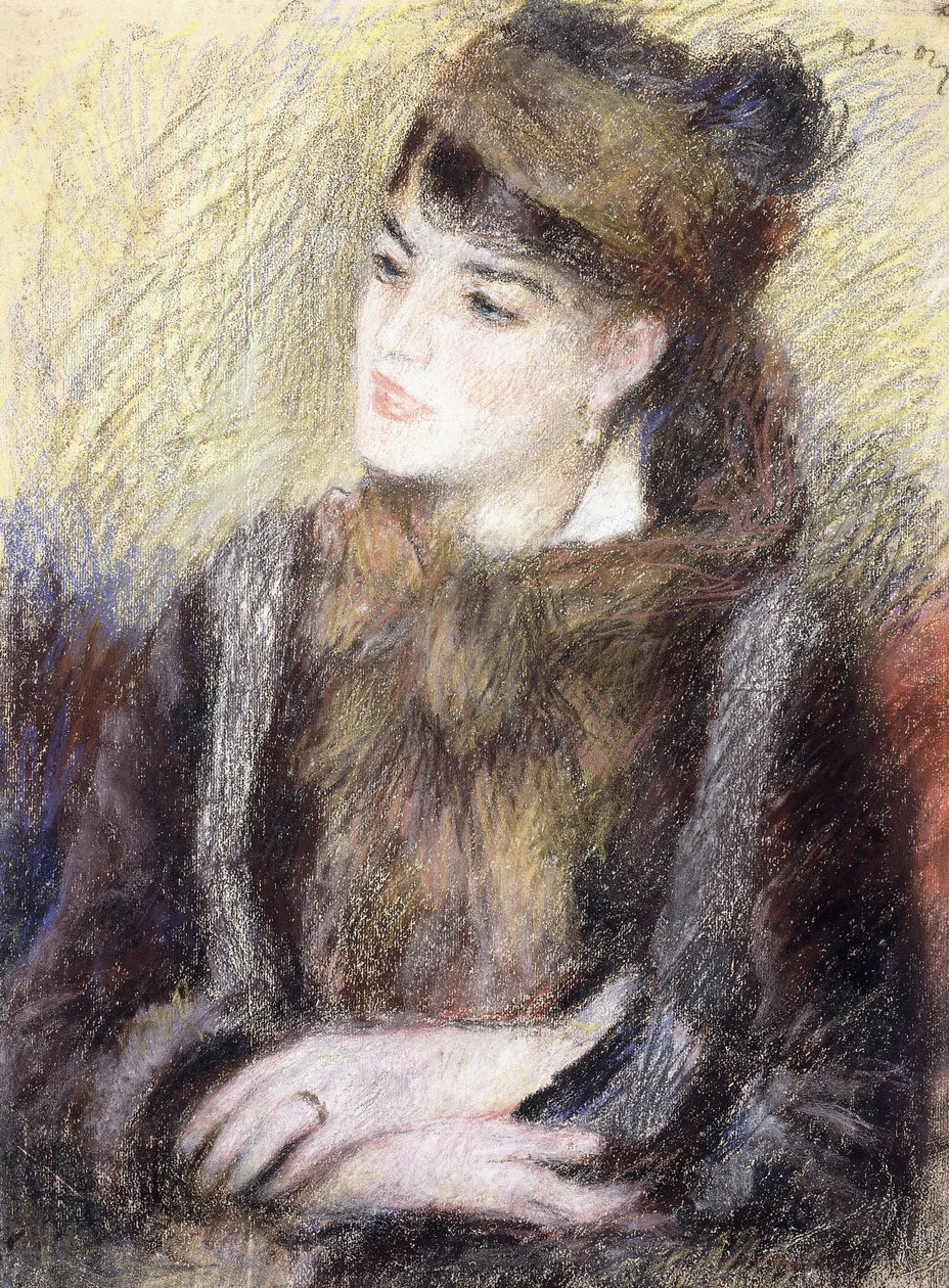 Tanulmány egy nőről, alkotó: Pierre Auguste Renoir