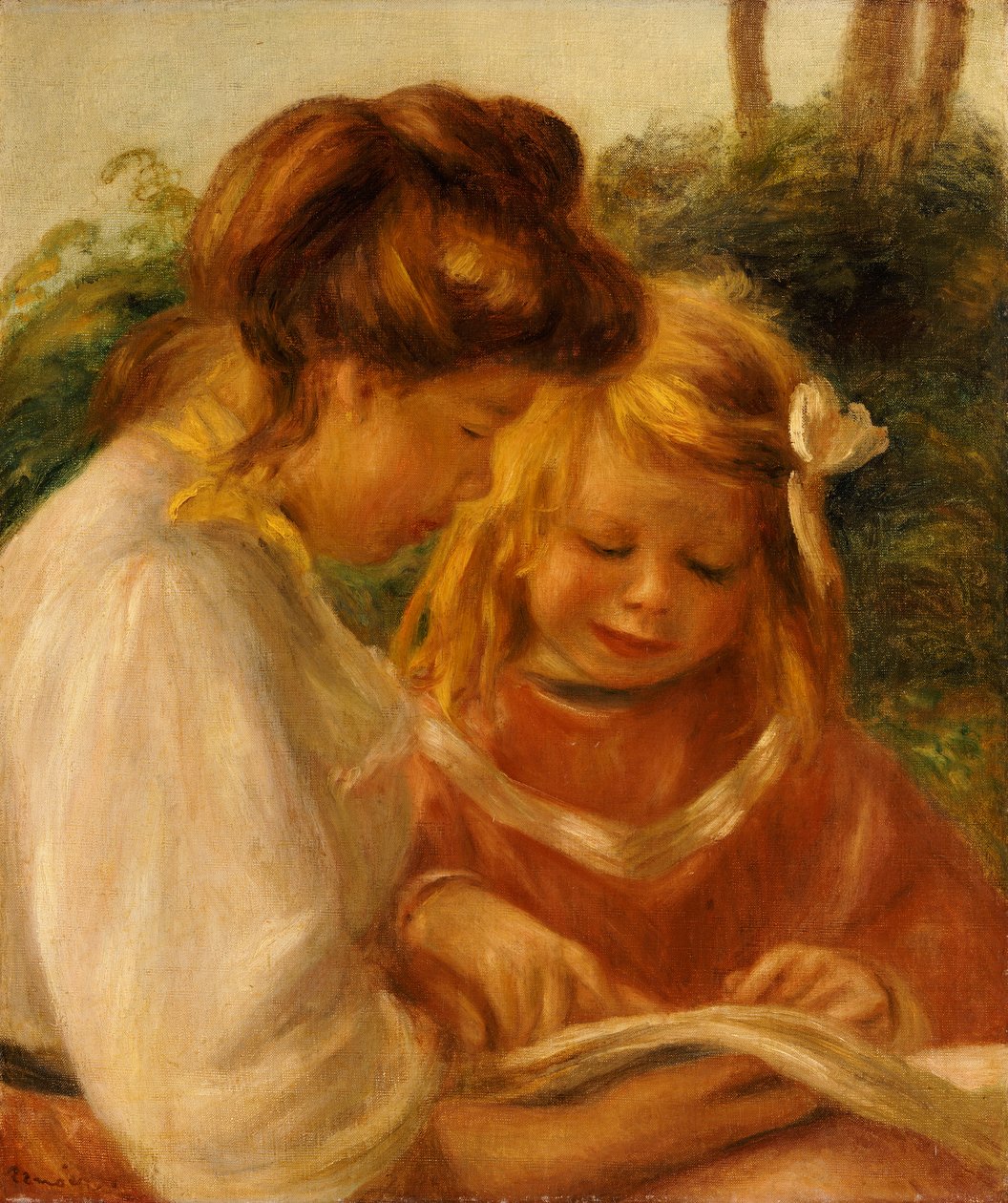 Az ábécé, Jean és Gabrielle alkotó: Pierre Auguste Renoir