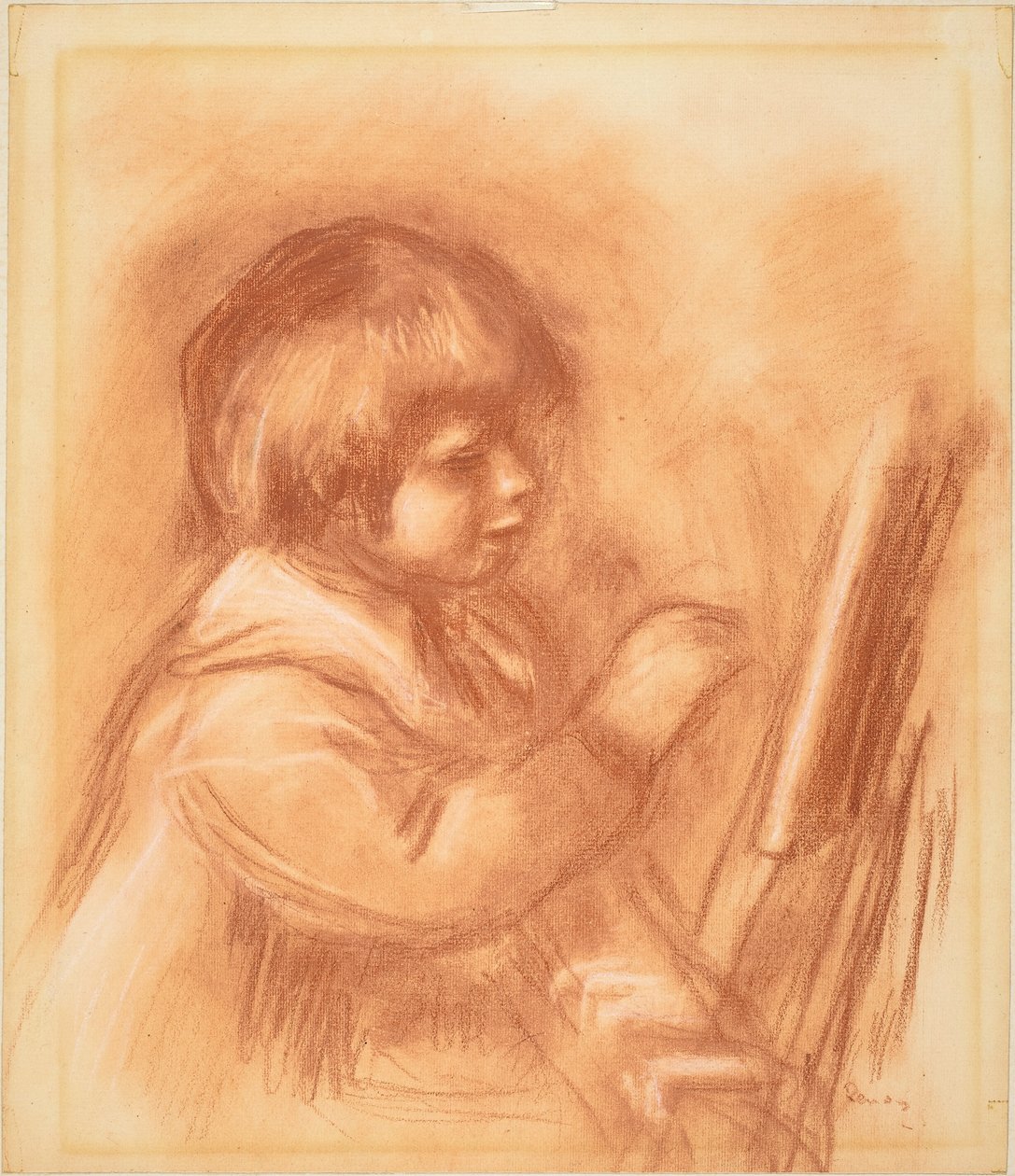 A művész fia, Claude vagy Coco, c. 1906. alkotó: Pierre Auguste Renoir