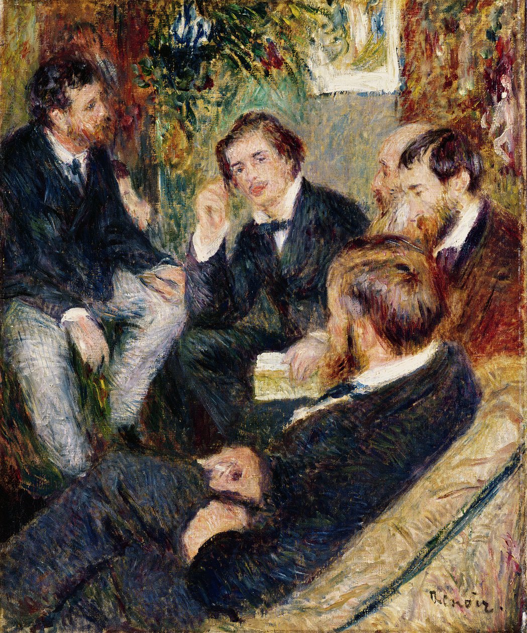 A művész stúdiója, Rue Saint-Georges, 1876 alkotó: Pierre Auguste Renoir