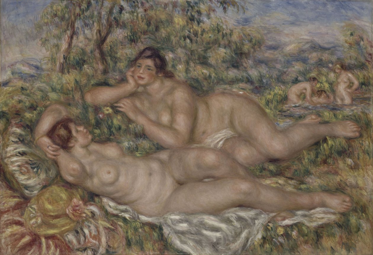 A fürdőzők, 1918-1919 alkotó: Pierre Auguste Renoir
