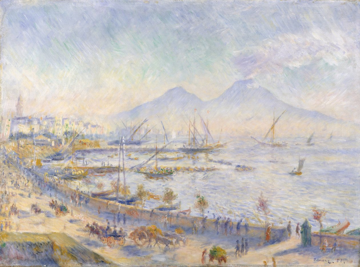 A Nápolyi-öböl, 1881 alkotó: Pierre Auguste Renoir