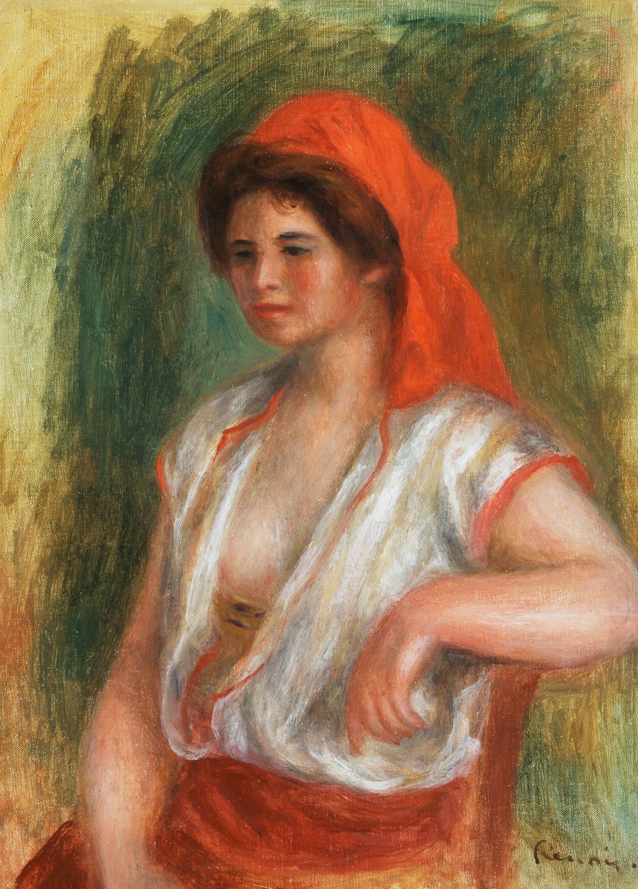 A gyönyörű szicíliai, alkotó: Pierre Auguste Renoir