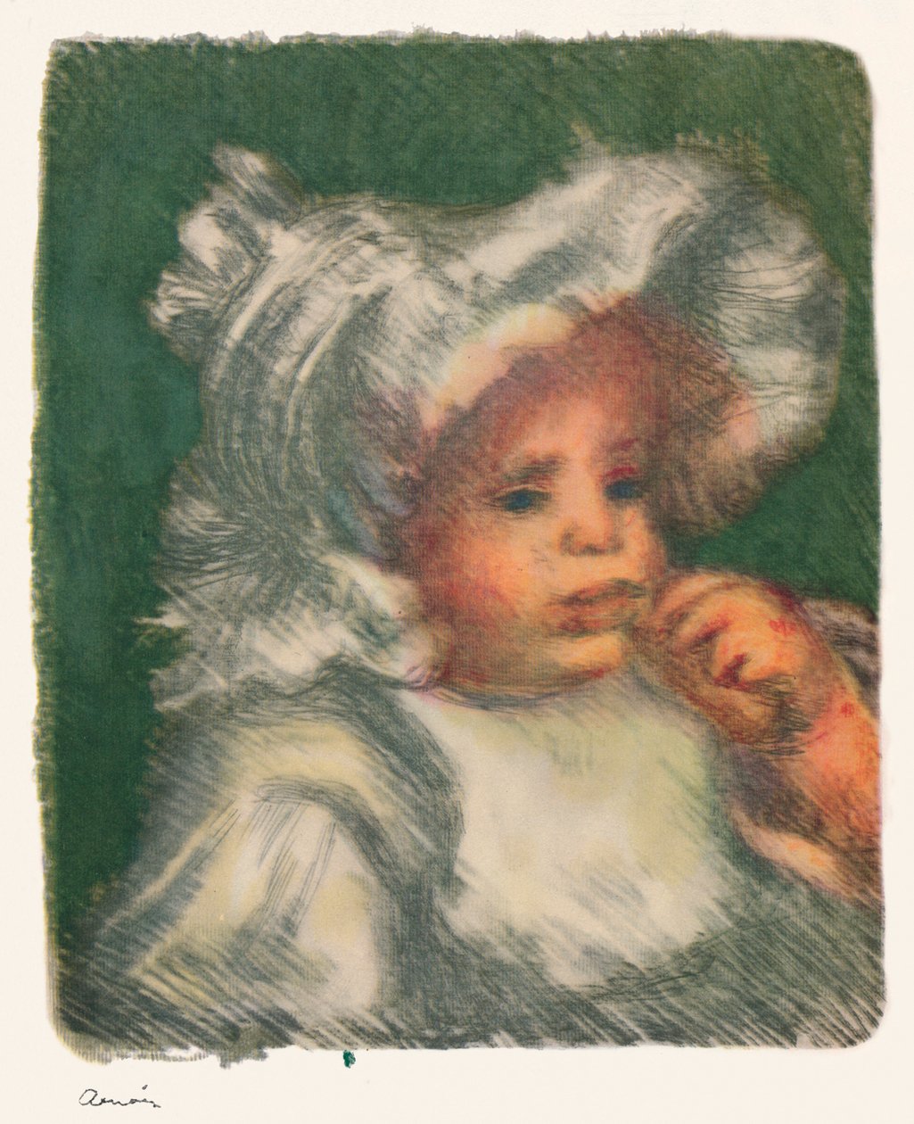 A gyermek a keksszel, 1898-1899, 1946 alkotó: Pierre Auguste Renoir