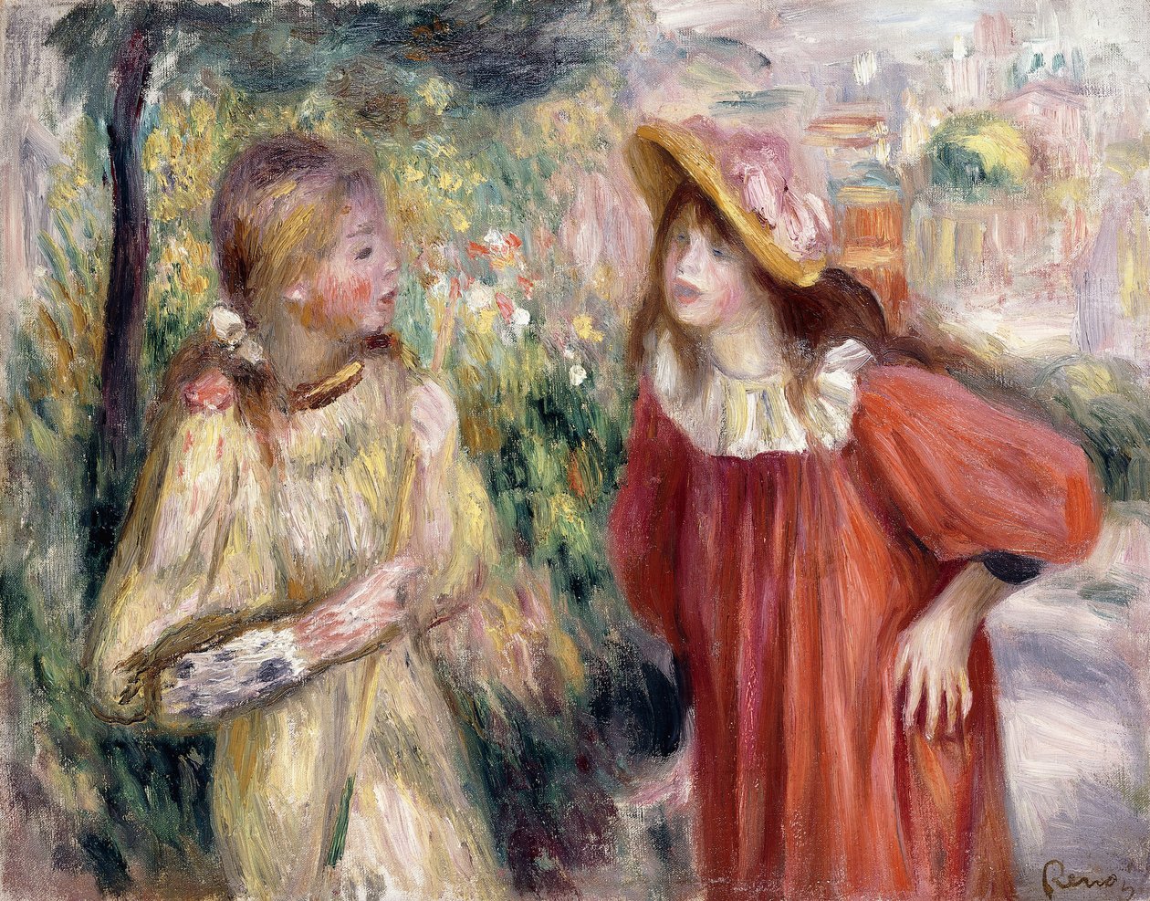 A beszélgetés, 1895 alkotó: Pierre Auguste Renoir