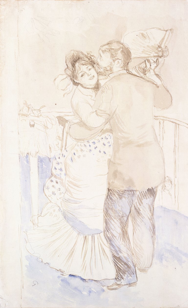 A vidéki tánc, 1883 alkotó: Pierre Auguste Renoir