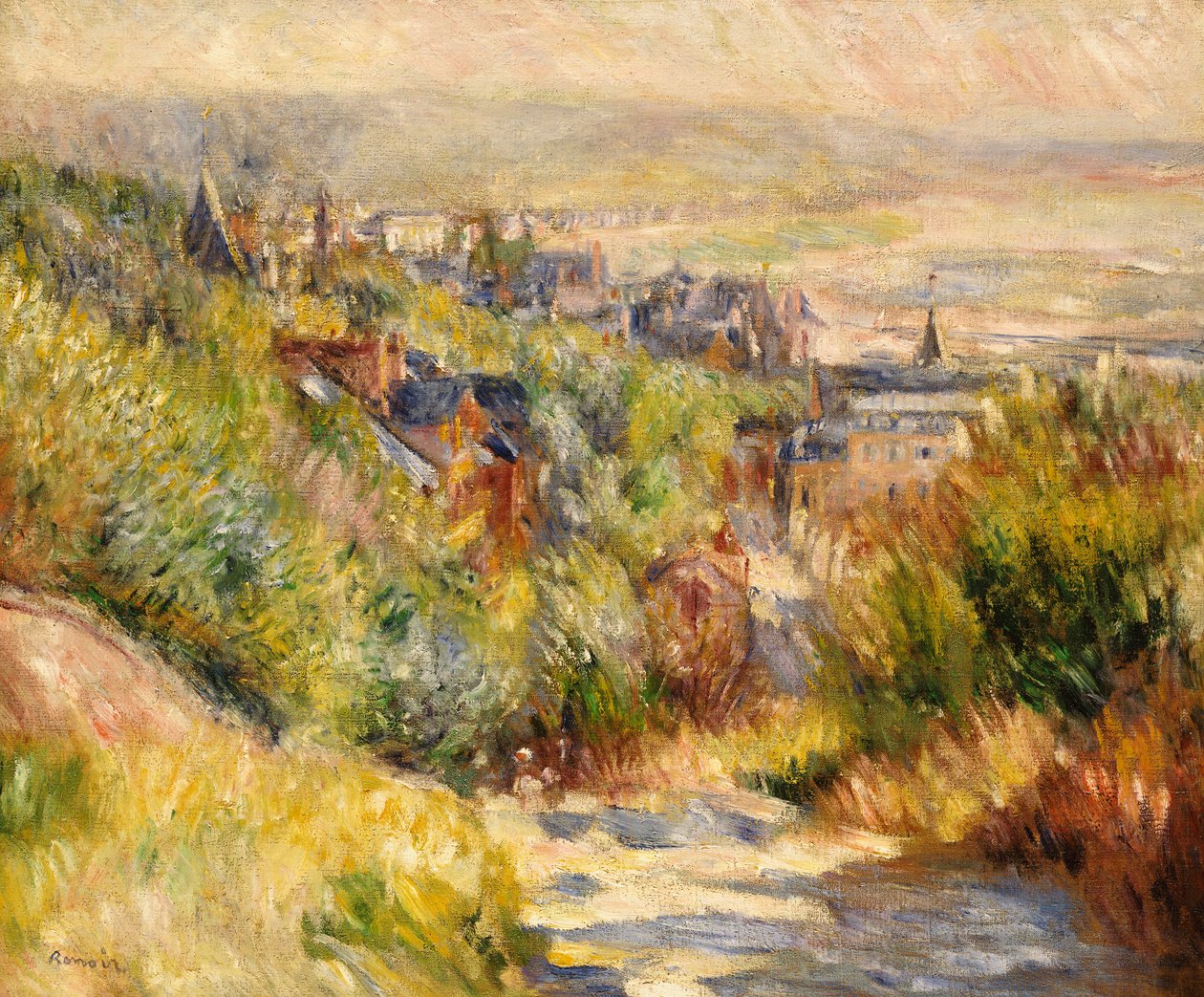 Trouville Heights alkotó: Pierre Auguste Renoir