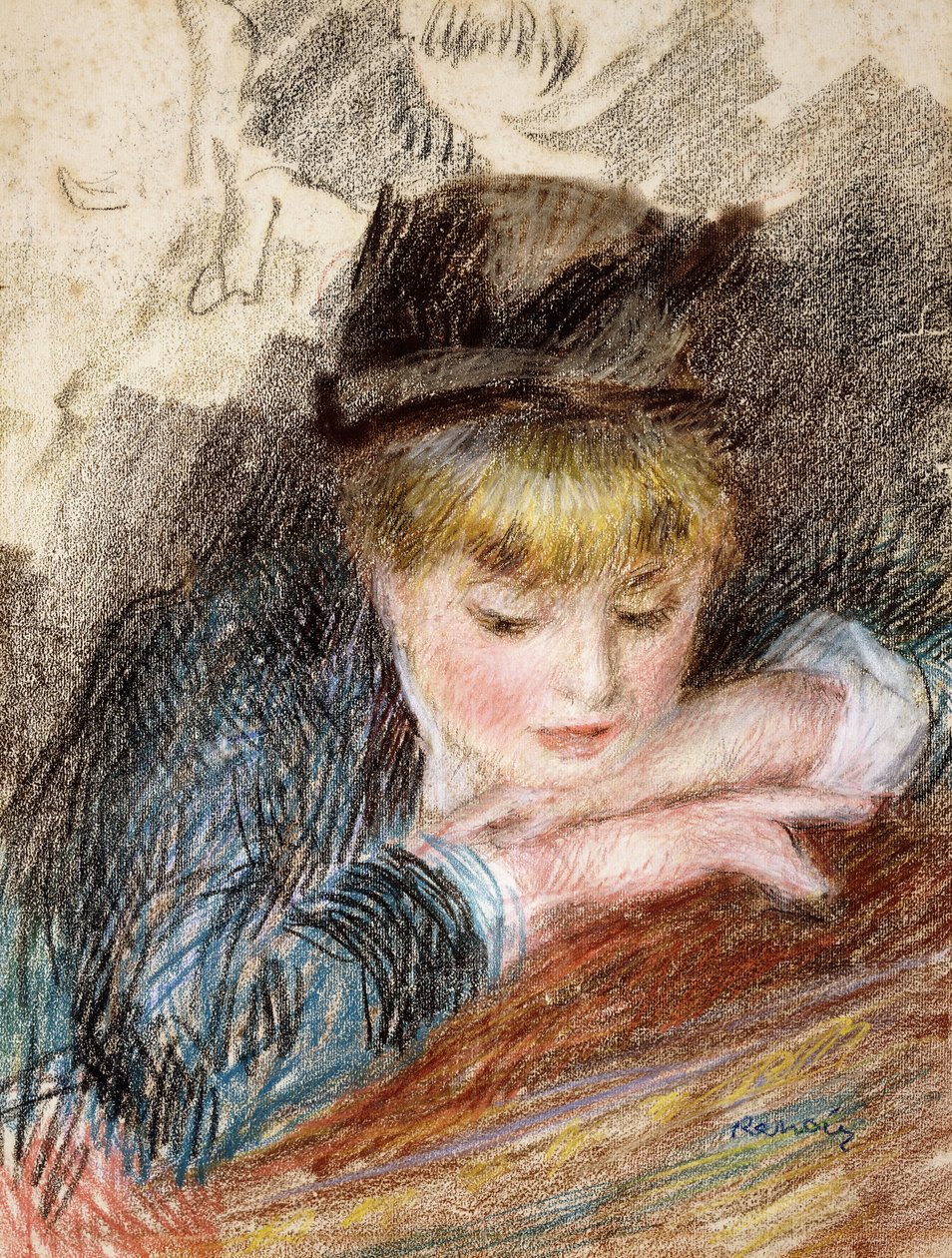 A kunyhó; La Loge, 1879 alkotó: Pierre Auguste Renoir