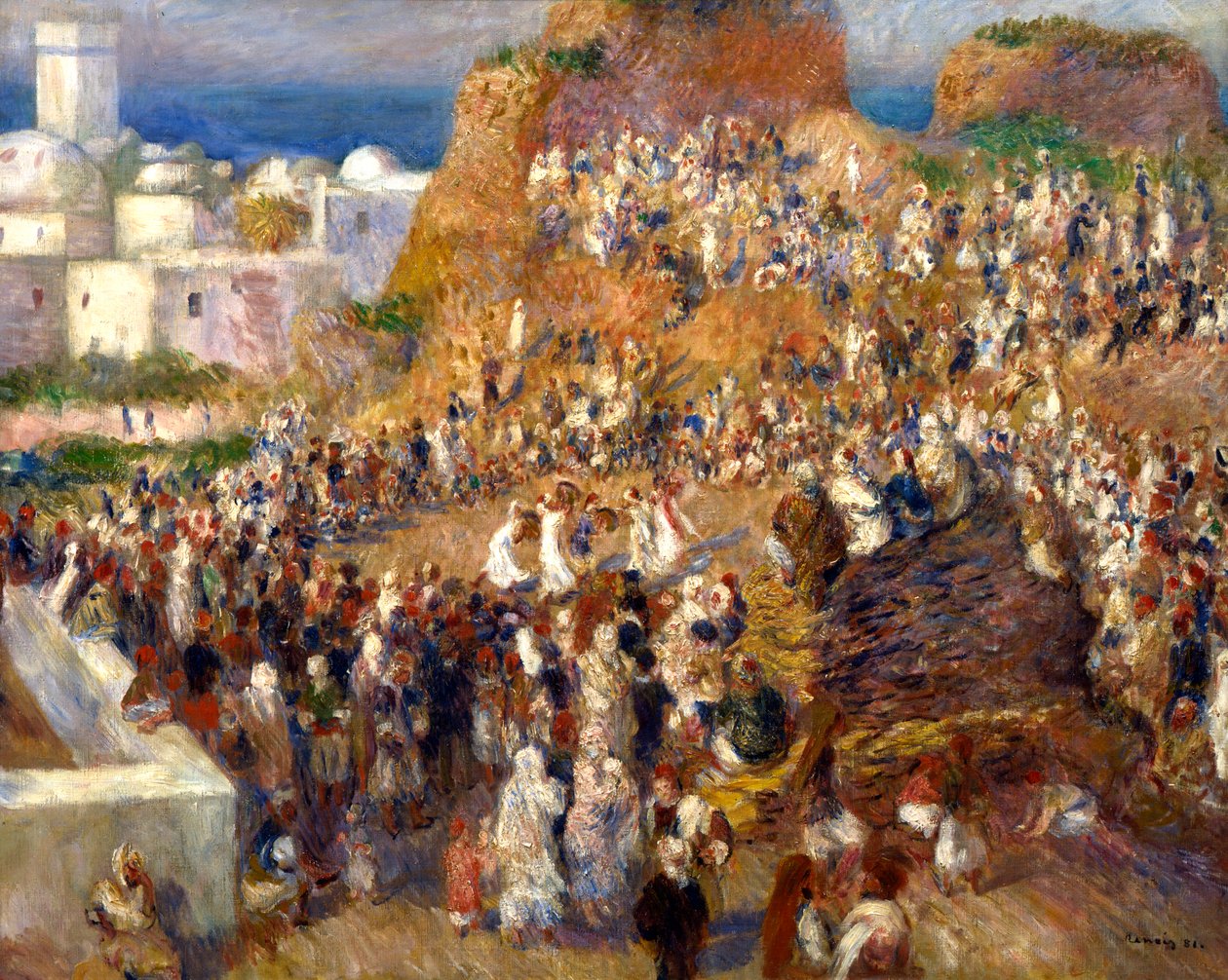 A mecset, vagy arab fesztivál, 1881 alkotó: Pierre Auguste Renoir