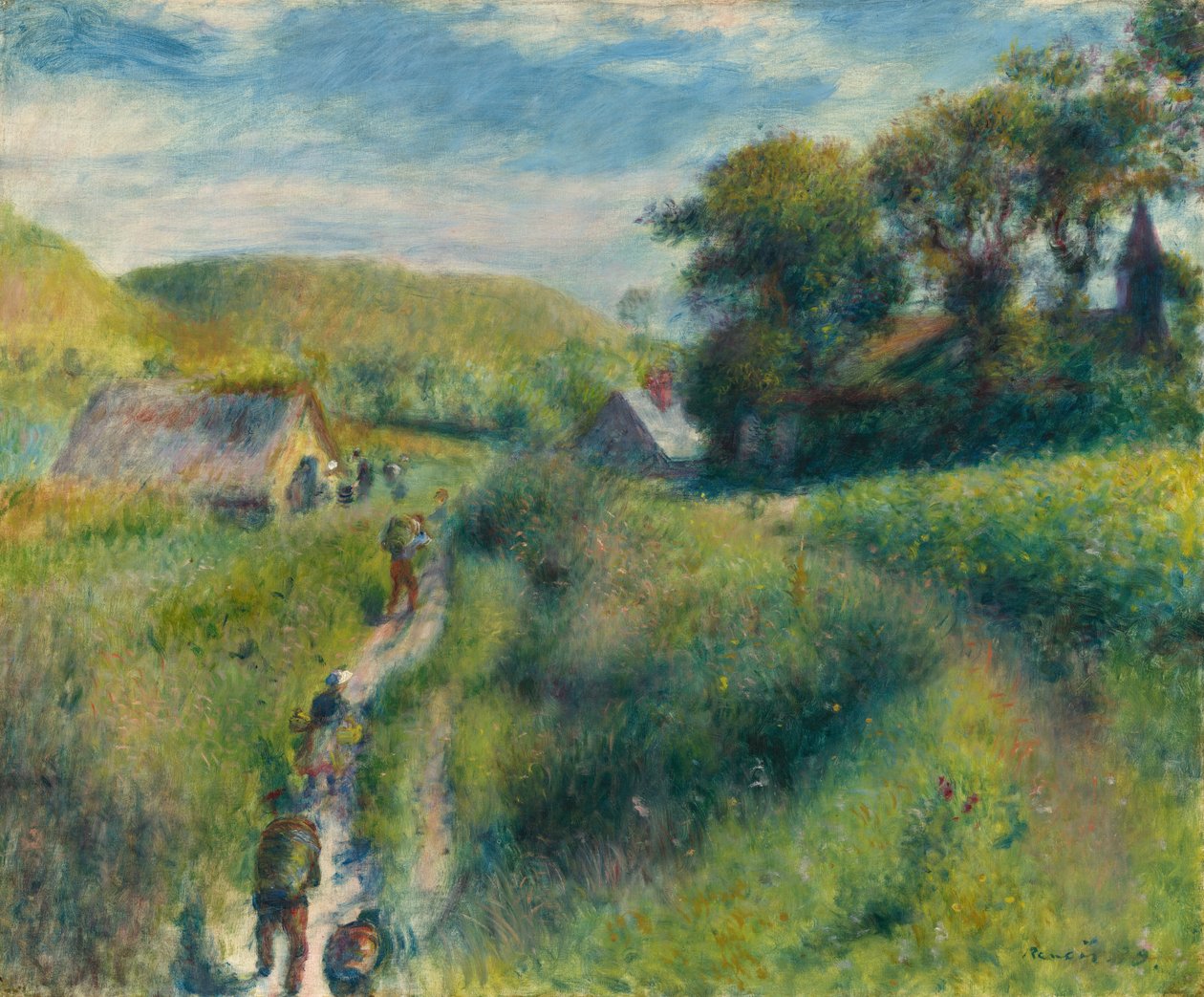 A kagylószüret, 1879. alkotó: Pierre Auguste Renoir