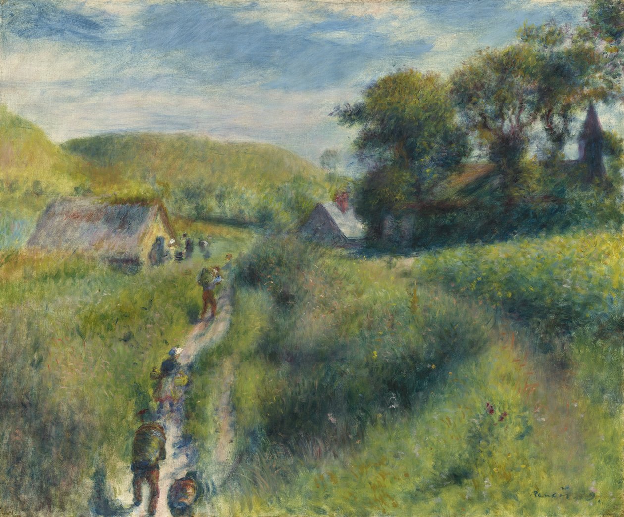 A kagylószüret, 1879 alkotó: Pierre Auguste Renoir