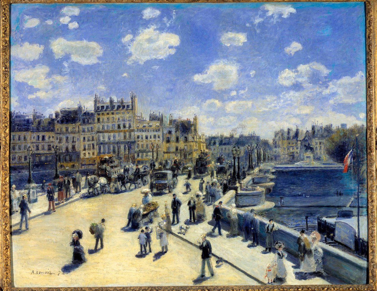 The Pont Neuf in Paris alkotó: Pierre Auguste Renoir