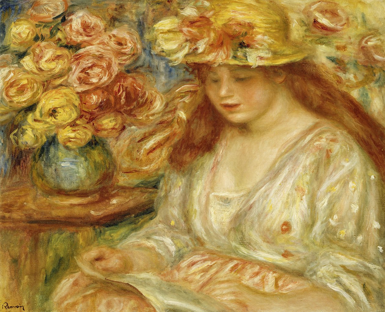 Az olvasó alkotó: Pierre Auguste Renoir