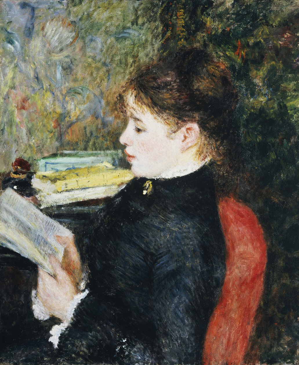 Az olvasó, 1877 alkotó: Pierre Auguste Renoir