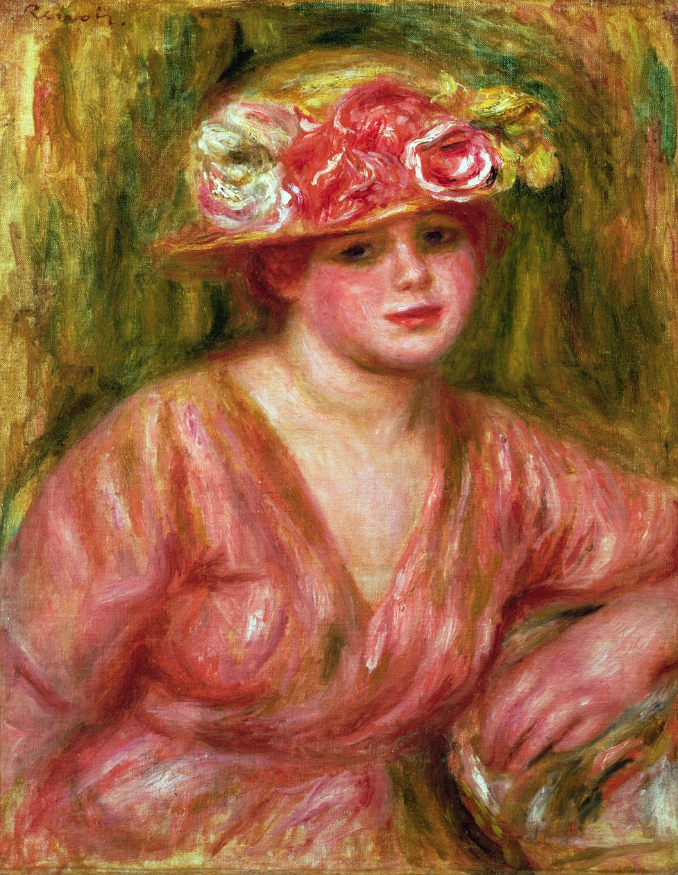 A rózsakalap vagy Lady Hessling portréja alkotó: Pierre Auguste Renoir