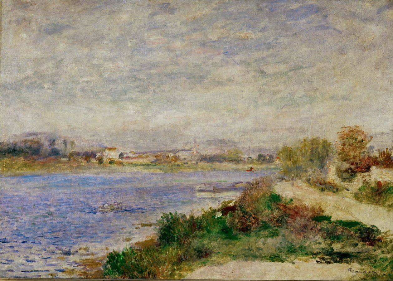 A Szajna folyó Argenteuil közelében (olaj, vászon) alkotó: Pierre Auguste Renoir