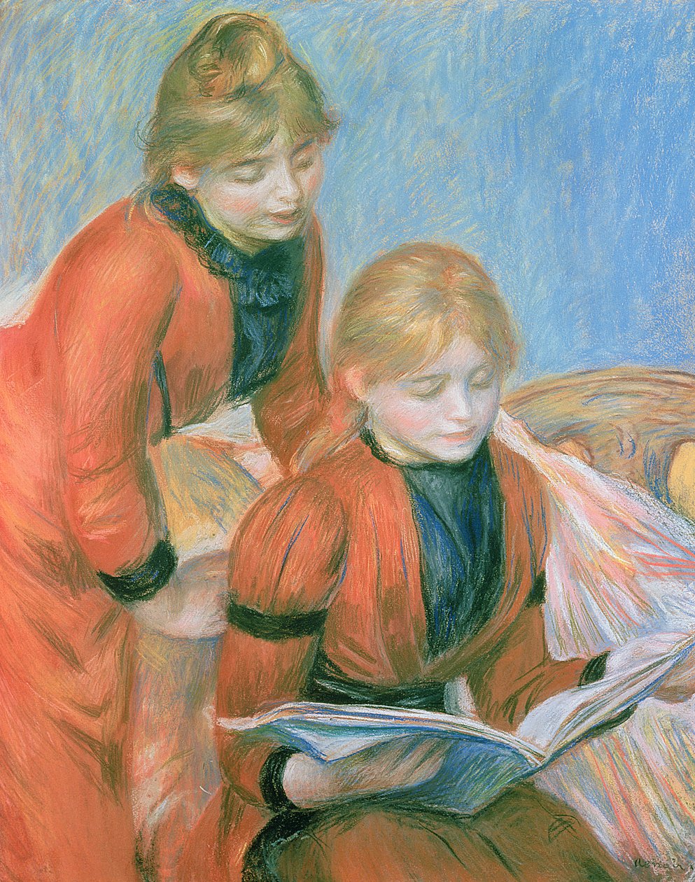 A két nővér (pasztell) alkotó: Pierre Auguste Renoir