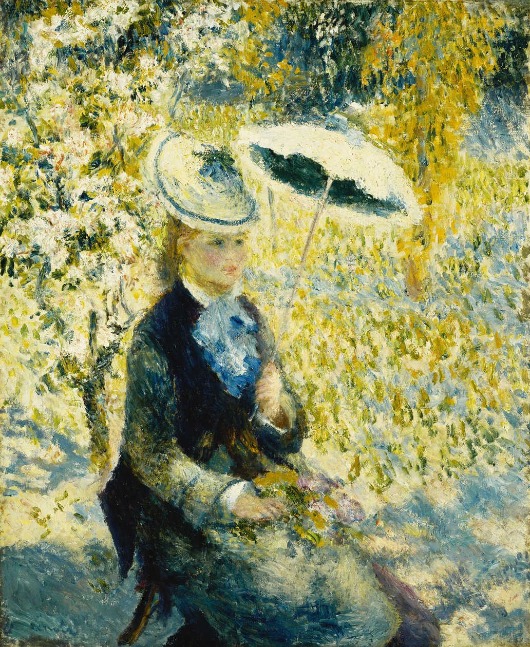 Az esernyő; L"Ombrelle, 1878 alkotó: Pierre Auguste Renoir