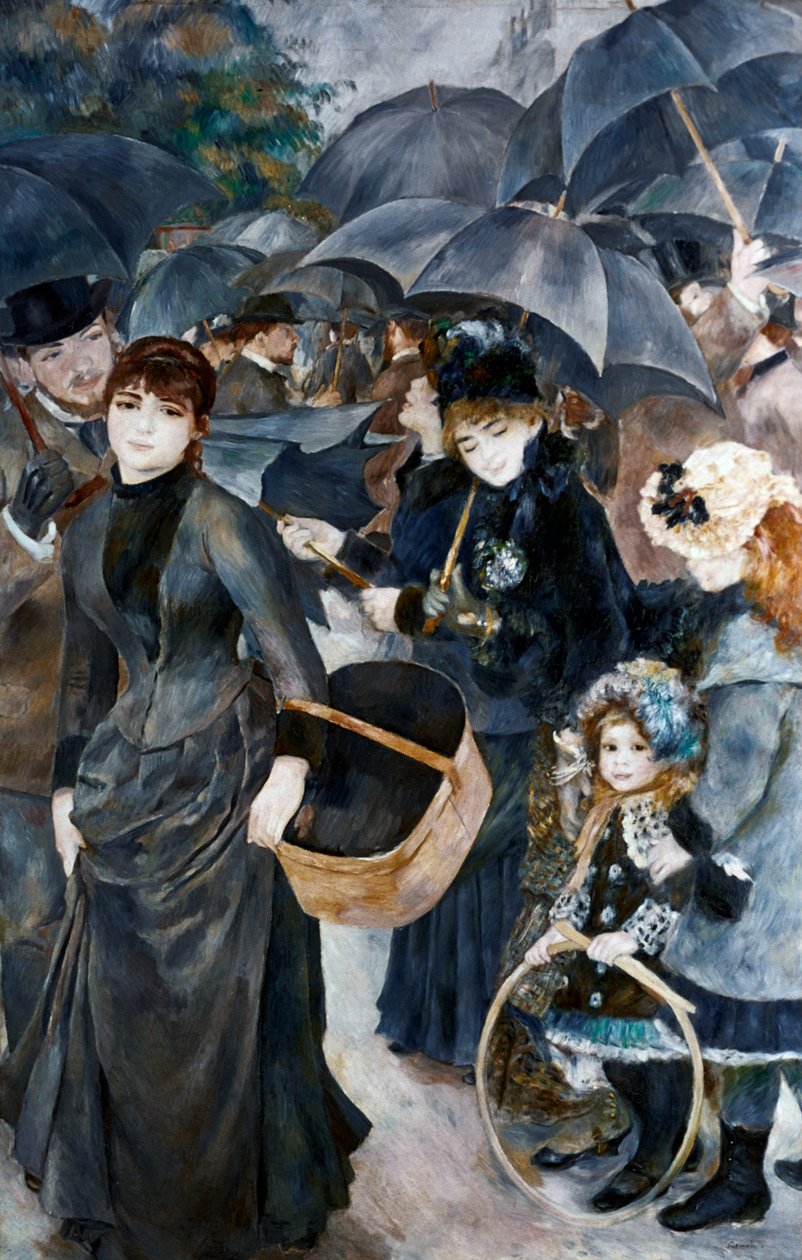 Az esernyők, 1881-1886 alkotó: Pierre Auguste Renoir