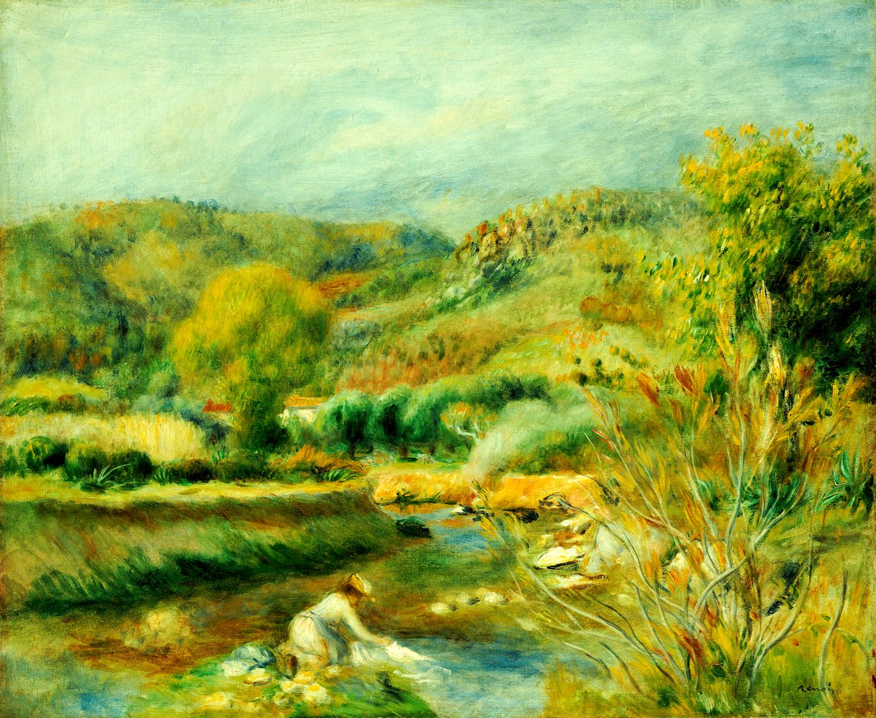 A mosónő, 1891 körül alkotó: Pierre Auguste Renoir