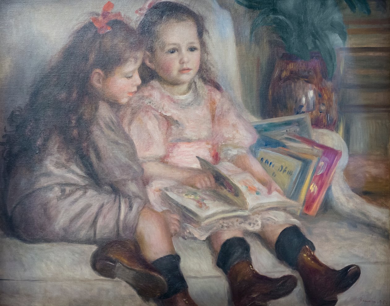 Martial Caillebotte gyermekei alkotó: Pierre Auguste Renoir