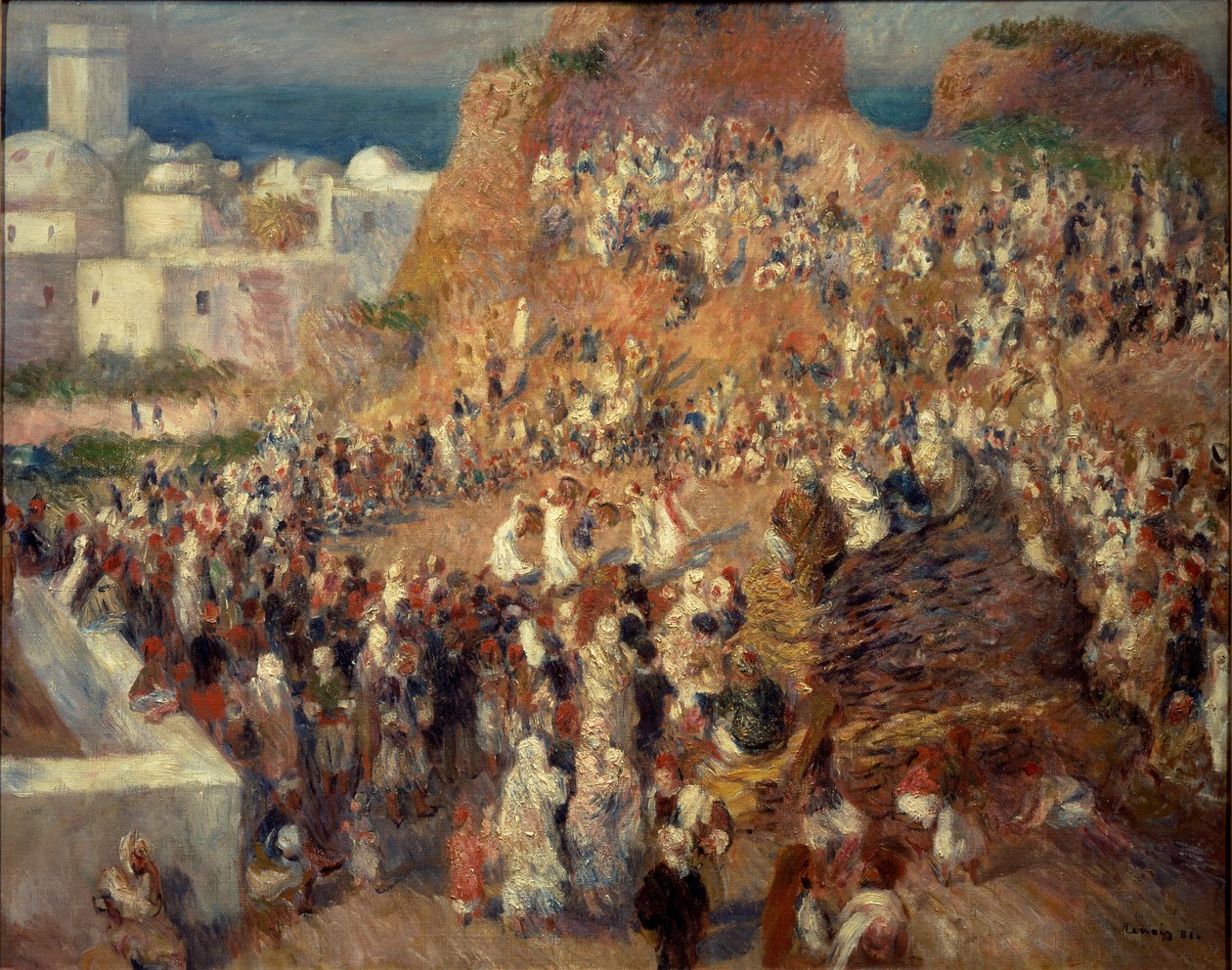 A mecset vagy az arab fesztivál Algírban alkotó: Pierre Auguste Renoir