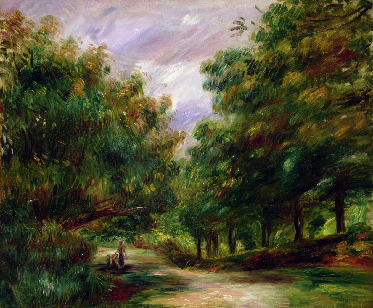 A Cagnes melletti út, 1905 alkotó: Pierre Auguste Renoir