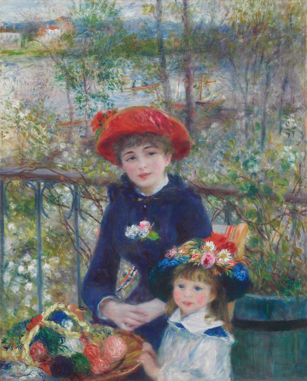 Két nővér (A teraszon) alkotó: Pierre Auguste Renoir