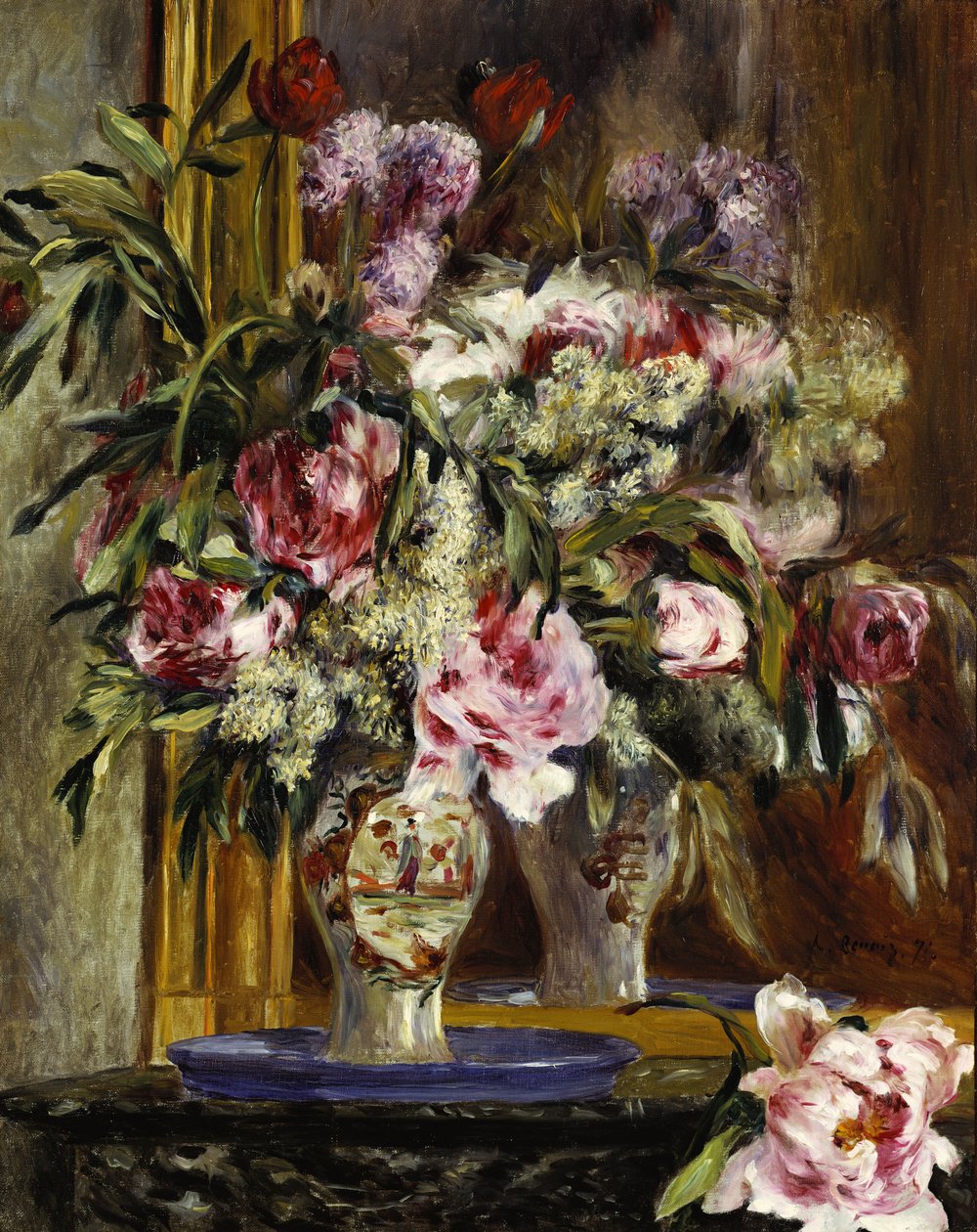 Virágváza, 1871 alkotó: Pierre Auguste Renoir